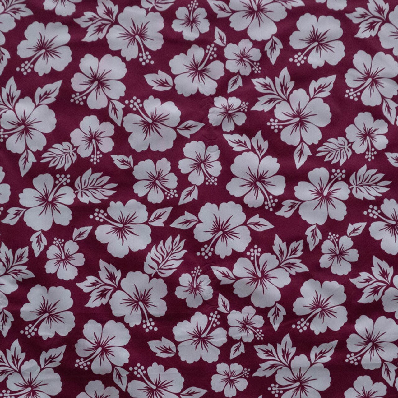 1 Yard Hibiscus Flower Polyester Fabric For Apparel Sewing And Tropical Craft Projects 60 Inch